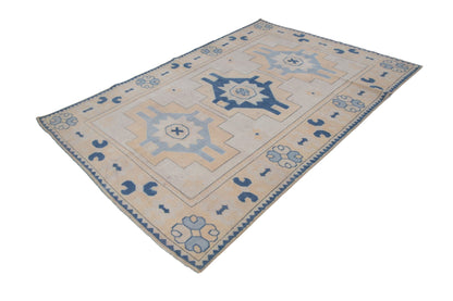 Turkish rug 6x8, Unique rug , 6x8 Area rug ,Oushak rug, Vintage rug Neutral ,One of a kind ,Anatolia rug, Turkey rug, 7311