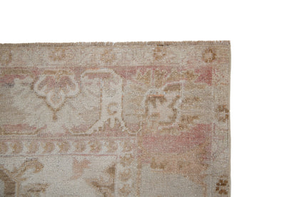 Pastel Kars Vintage Rug,Faded Turkish rug,Anatolian Mid-century Oushak Rug,Carpet rug,5'4x8'9 ft, 6x9 Area Pale Rug,Soft rug,Unique rug,7501