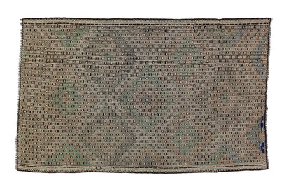 Turkish Vintage Kilim Rug, Handmade Area Kilim Rug, Flat Weave Rug, Rug Kilim, Scandinavian Rug, 6x9 Kilim Rug, Eclectic Decor Rug, 8194