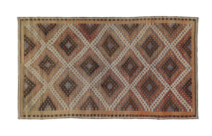 Terracotta Kilim Rug, Turkish Kilim Rug, Area Kilim Rug, Vintage Rug, 6x11 Handmade Rug, One of a Kind Rug, Living Room Rug, Rug Kilim, 8076