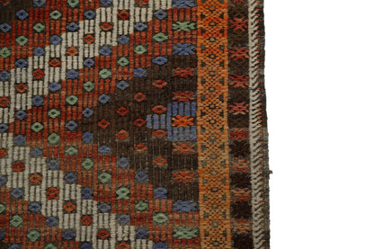 Terracotta Kilim Rug, Turkish Kilim Rug, Area Kilim Rug, Vintage Rug, 6x11 Handmade Rug, One of a Kind Rug, Living Room Rug, Rug Kilim, 8076