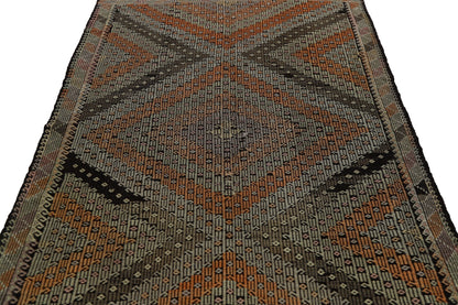 Kilim Rug 6x8, Vintage Kilim Rug, Natural Rug, Turkish Kilim Rug, Handmade Kilim Rug, Entryway Rug, One of a Kind, Farmhouse Decor, 8078