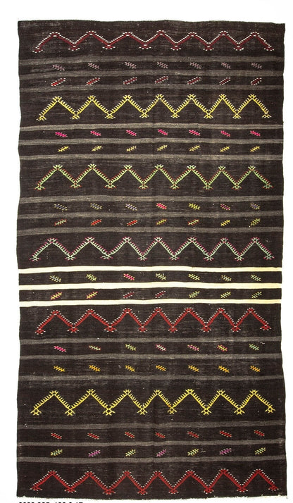 6x10 Vintage Turkish Kilim Rug, Handmade Rug, Area Unique Kilim Rug, Rug Kilim, Living Room Rug, Bohemian Rug, Anatolia Rug, 1417