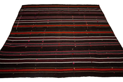6x8 Kilim Rug, Vintage Turkish Kilim Rug, Eclectic Decor, Handmade Kilim Rug, Area Kilim Rug, Bohemian Rug, Bedroom Rug, Kid Room Rug, 4019