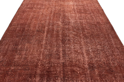 6x9 Turkish Oushak Vintage Rug, Overdyed Brown Carpet Rug, Farmhouse Rug, Living Room Rug, Area Rug, Handmade, Country Decor,3305