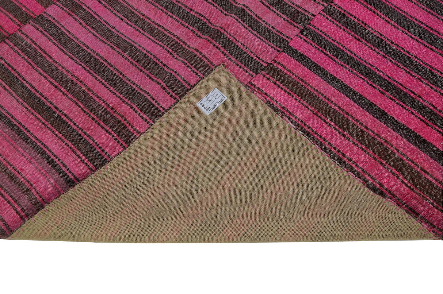 Turkish Vintage Area Kilim rug, Kilim Rug 9x12, Striped Pink Large Kilim rug ,Living room Oversize KİLİM Rug, Bohemian decor, KİLİM,6613