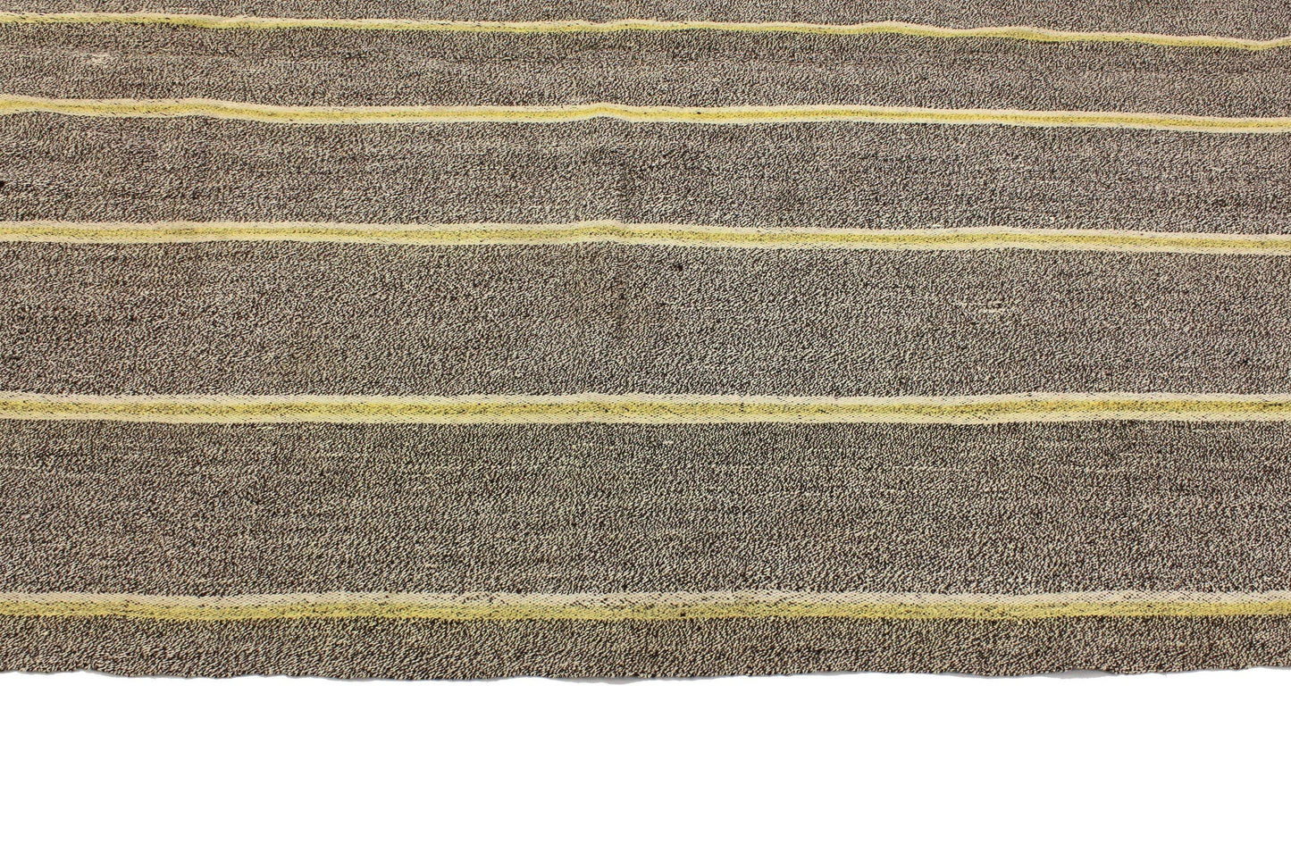 6x7 Yellow Gray Kilim Rug, Square Kilim Rug, Turkish Kilim Rug, Modern Rug, Contemporary Decor, Bedroom Rug, Entryway Rug, Boho Decor, 964