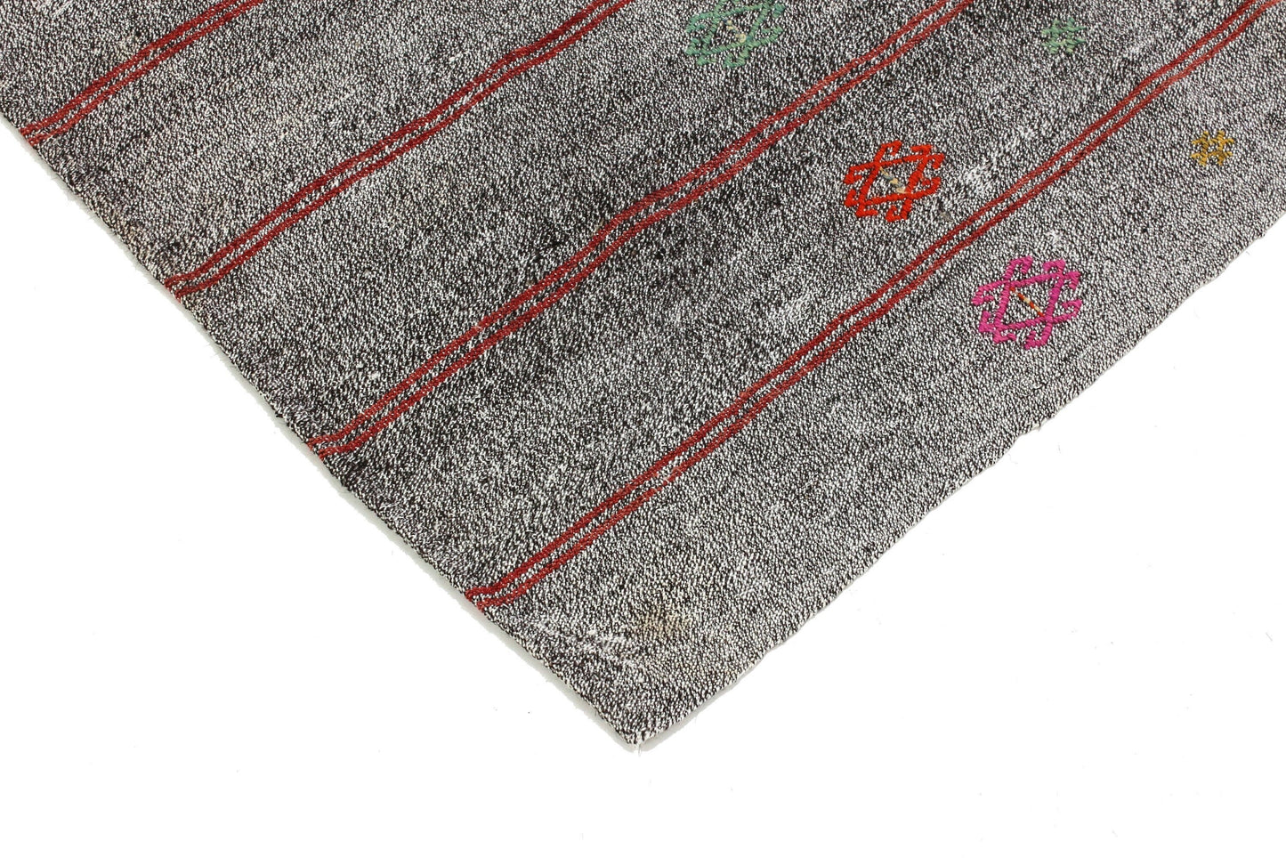 Vintage Turkish Kilim Rug, Gray Rug, Goat Hair Rug, Kilim Rug 6x8, Rug Kilim, Area Kilim Rug, Handmade Kilim Rug, Contemporary Decor, 5558