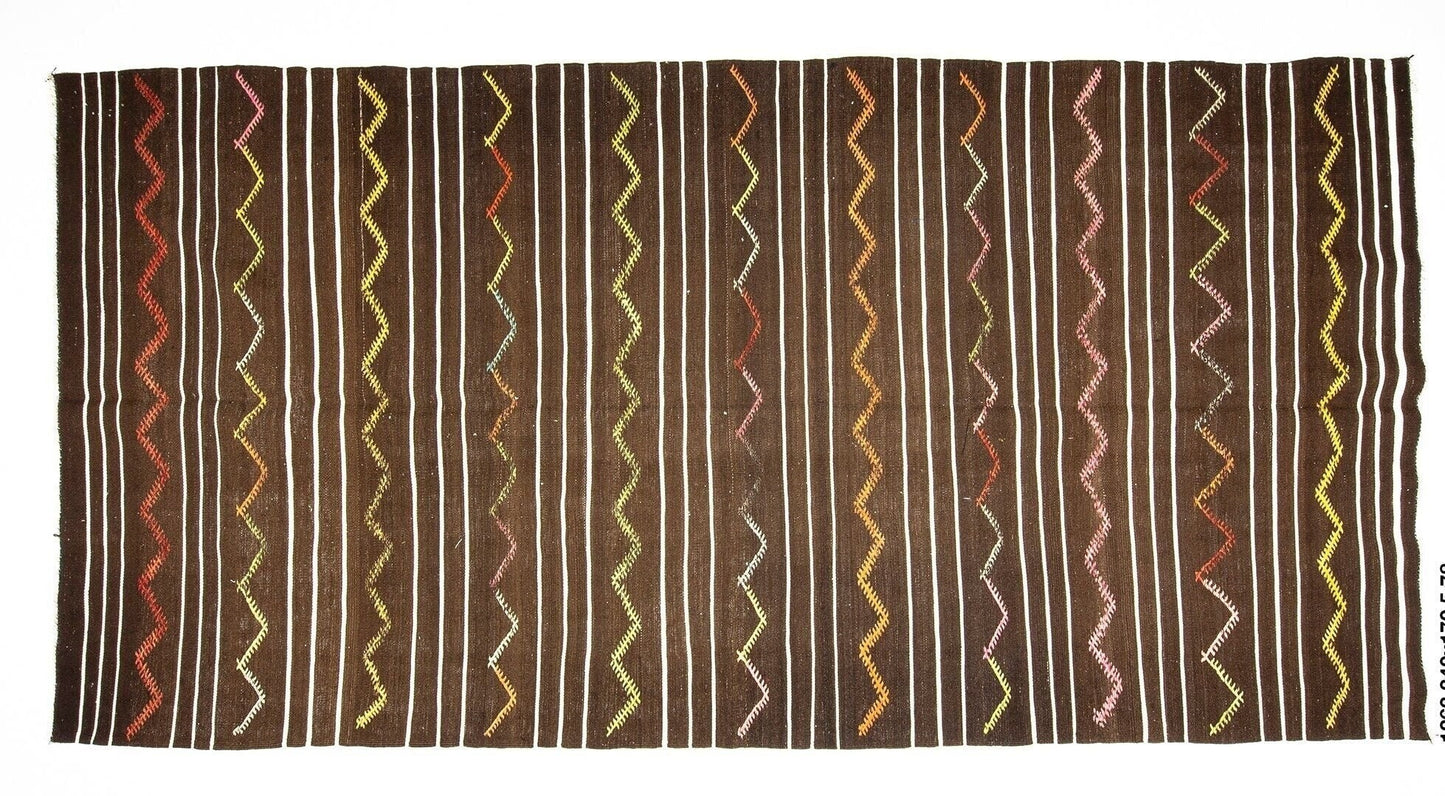 Kilim Rug, Area Kilim Rug, Turkish Kilim Rug, Vintage Kilim Rug, Rug Kilim, Wool Rug, Kilim Rug 6x10, Rustic Rug, Living Room Rug, 1263