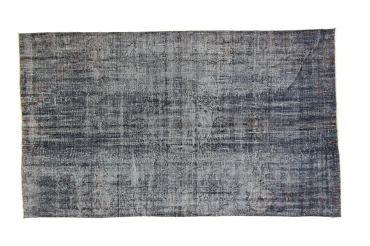 Black Worn Turkish Rug, Vintage Rug 5x8, Distressed Rug, Area Carpet Rug, Handmade, Home Decor,Wool Rug Made in Turkey, 3332