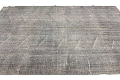 5x8 Turkish Vintage Area Rug, Handmade Carpet Wool Gray Rug, Living Room Rug, Distressed Rug, Decorative Rug, Modern Rug,3345
