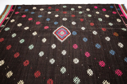 Kilim rug 6x9, Boho Kilim rug, Vintage Turkish kilim rug, Rug Kilim, Handmade Kilim Rug ,Scandinavian, Living room rug, Area Kilim rug, 1980