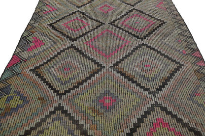 Bohemian Kilim rug, Vintage Turkish Kilim rug 6x8, Area rug, Natural rug, Organic rug ,Handmade rug ,Living room Kilim rug ,8073