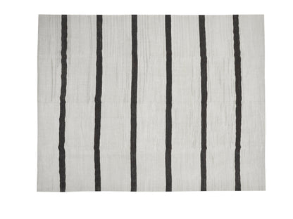 White Black Kilim Rug 10x13, Turkish Kilim rug ,Hemp rug ,Large Kilim rug 10x13 ,Modern rug, Kilim rug, Oversize rug ,Contemporary, 6414