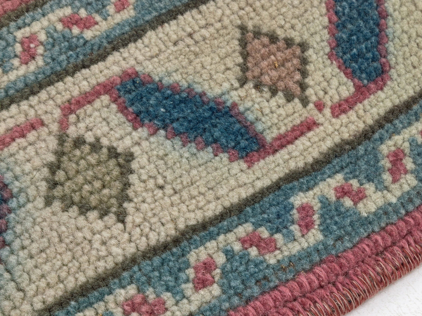 3x4 Art deco Vintage rug, Tribal Oushak rug, Turkey Anatolian rug, Handmade, Area rug, Bedroom rug, Neutral rug, Small Turkish rug ,8646