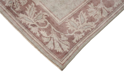 5x8 Floral Beige Oushak Vintage Turkish Rug, Wool Handmade Rug, Carpet rug, Luxury rug, Home Decor, Living room, Nursery Rug,4295