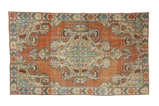 5x8 Turkish Rug, Area rug, Boho Decor, Carpet Rug, Handmade rug, Living room Rug, Nursery Rug, Orange Turkish Rug, Oushak rug, Rug 5x8,5611