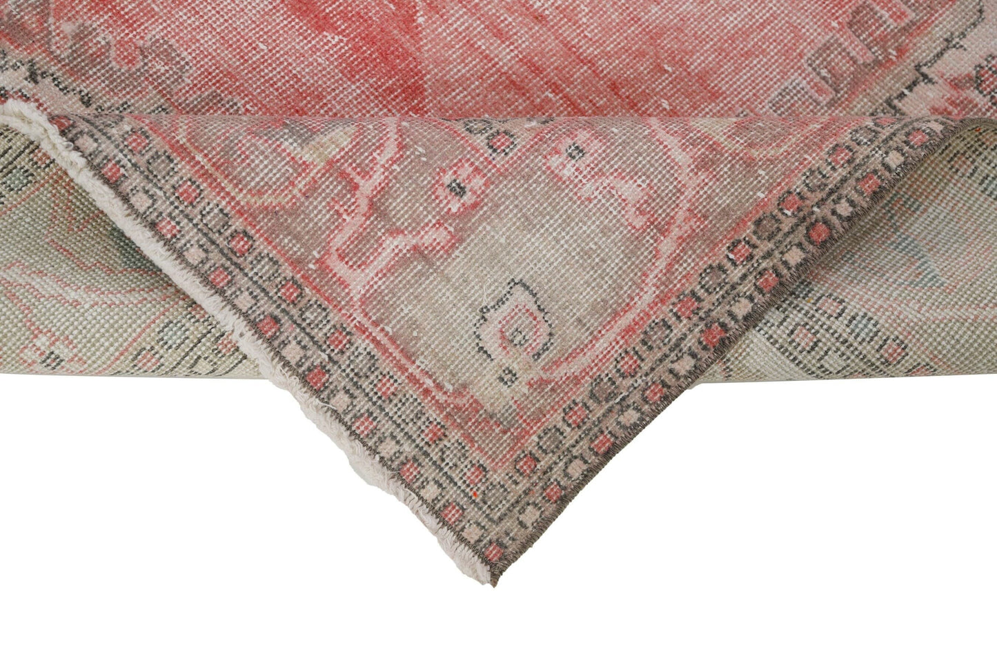 Boho Red Area Vintage rug, 7x11 Turkish rug,7x11 Oushak rug ,Handmade rug, Turkish Carpet, Floor rug,8039