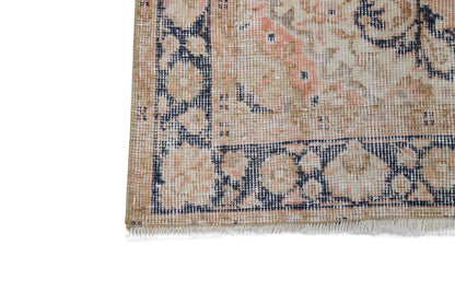 Turkish Rug , Pink Carpet Rug, Oushak Rug, Vintage Rug, 4x8 Rug, Bohemian rug,Kid room rug,Vintage Carpet,Handmade rug, Made in Turkey, 7754
