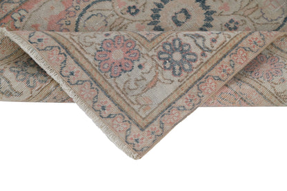 Small Oushak rug, Faded Floral rug, Turkish rug 3x6, Vintage Small rug, Bedroom rug, Kitchen rug, Nursery rug, Handmade rug, 7495