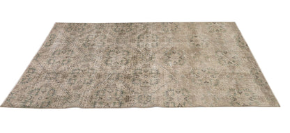 Neutral Vintage Oushak Rug, Area rug 4x7 , Turkish Anatolia Rug, Small Carpet rug, Antique Rug, Handmade Rug,9598