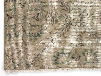 Neutral Vintage Oushak Rug, Area rug 4x7 , Turkish Anatolia Rug, Small Carpet rug, Antique Rug, Handmade Rug,9598