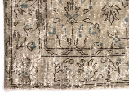 Organic Vintage Rug ,Anatolia Oushak Rug ,Area Rug ,Rug 4x7, Turkish Rug ,Handmade Rug ,Faded Rug ,Neutral Rug, Carpet rug, 9611