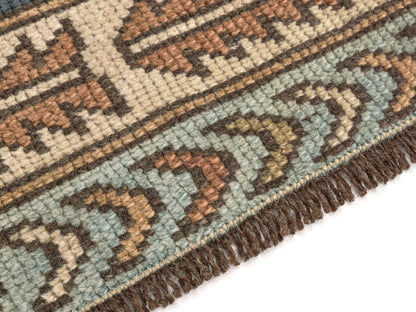 Small Vintage Rug ,Geometric Anatolia Rug ,Oushak Rug ,Small Carpet Rug ,Antique Rug ,Neutral Rug ,Handmade Rug ,Turkish Rug ,9612