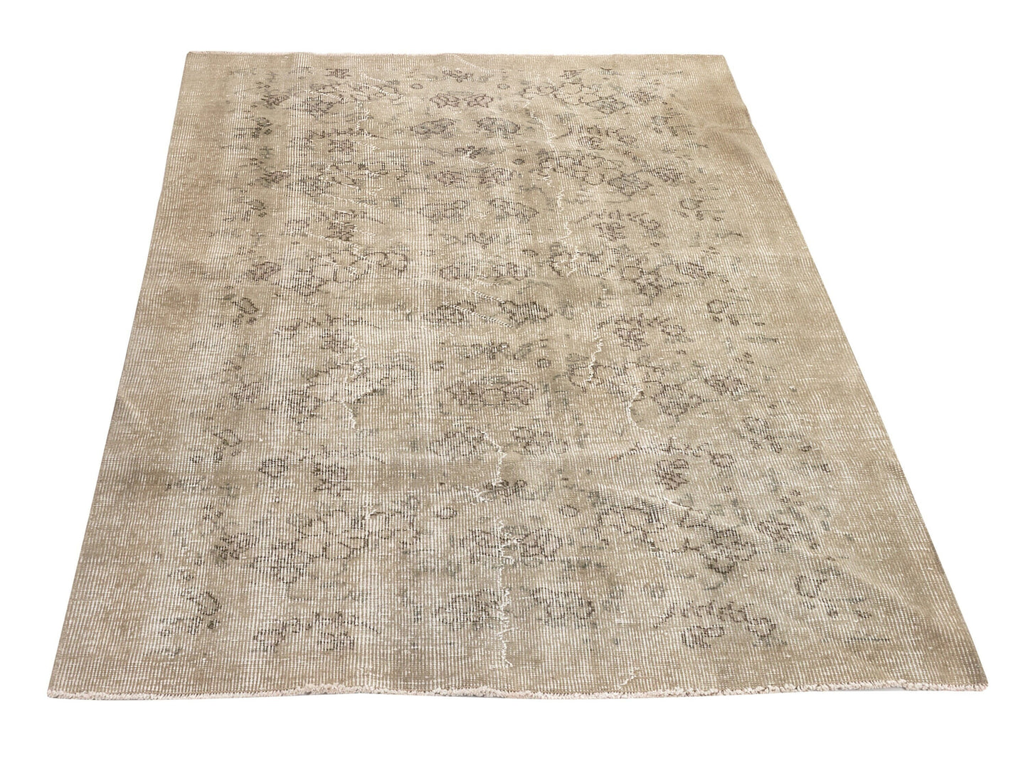 Oushak Rug, Vintage Rug, Handmade rug, One of a kind Turkish rug, Rug 4x7, Anatolia Rug,Faded rug,Wool rug,Bedroom rug,Office rug, 9649