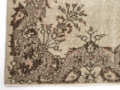 Rug 4x7, Carpet rug, Area rug, Turkish Rug, Vintage rug, Decorative Oushak Rug, Handmade rug, Bedroom rug, Faded rug, Entryway rug, 9675