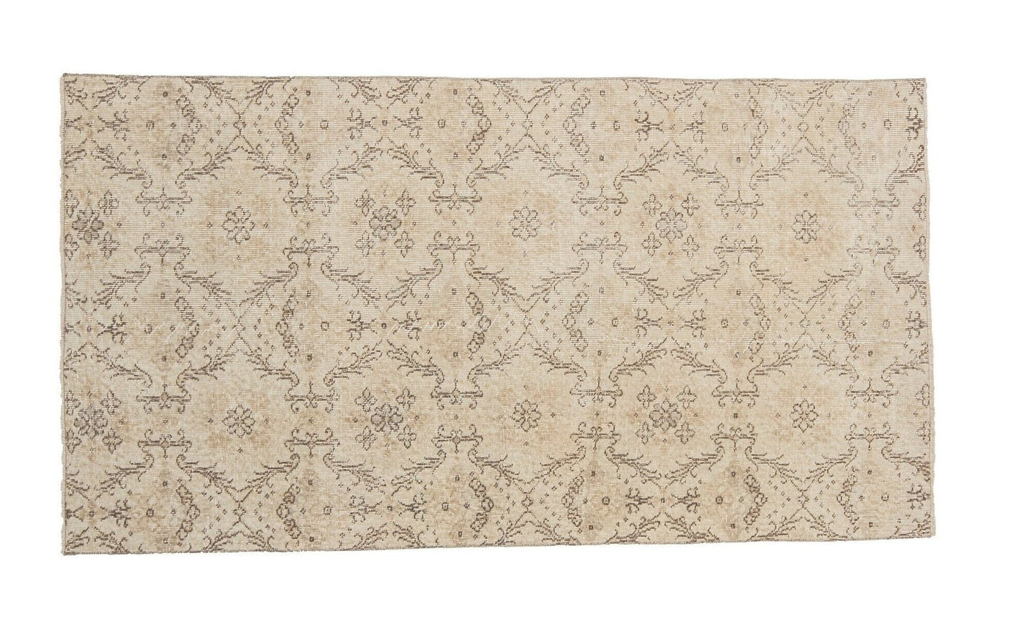 Turkish Rug, Rug 4x7, Vintage Rug 4x7, Handmade Area Faded rug, Unique rug, Boho decor, Bedroom rug, Muted rug, Oushak Carpet Rug, 9662