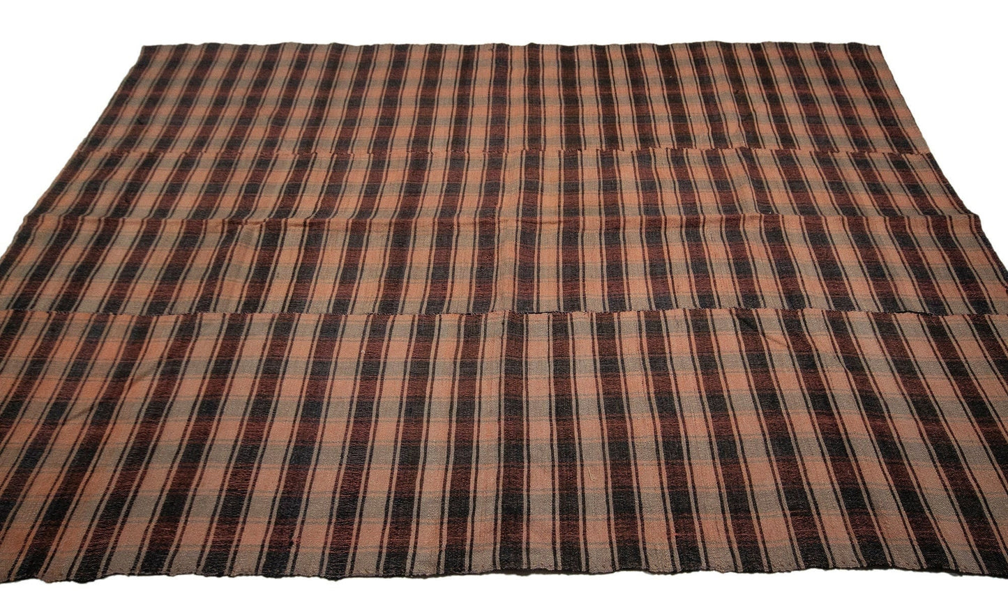 Plaid Primitive Kilim rug, 6x9 Kilim rug, Handmade One of a kind Area rug, Vintage Floor rug, Turkey rug, Rustic rug, Anatolia rug,5513