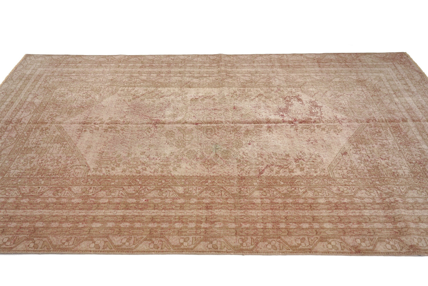 5x8 Antique Oushak Rug, Distressed Turkish rug, Handmade Carpet rug, Old rug, Oushak Carpet, One of a kind rug, Living room rug, 3169