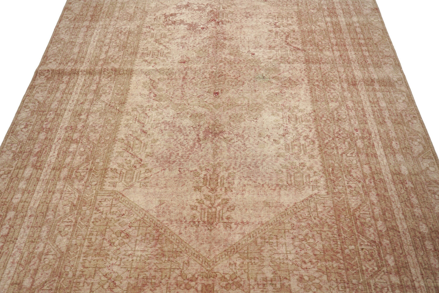 5x8 Antique Oushak Rug, Distressed Turkish rug, Handmade Carpet rug, Old rug, Oushak Carpet, One of a kind rug, Living room rug, 3169