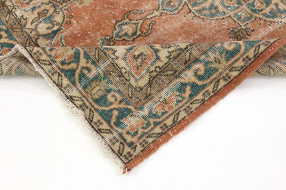 Small Turkish Carpet Rug, 4x6 Oushak Turkish Vintage Rug ,Area Rug, Unique Rug, Rectangle Rug, Anatolia Rug, Pastel Rug,6799