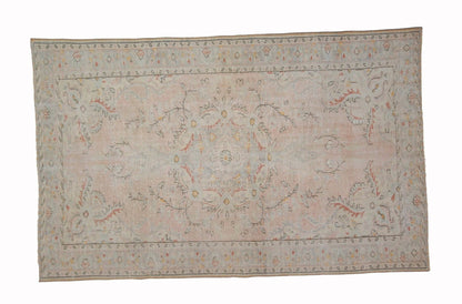 Washed out Vintage rug, Turkish Oushak Vintage rug, Carpet rug, Area rug 6x9, Anatolia rug, Beige rug, Unique rug, Bohemian Rug, 7092