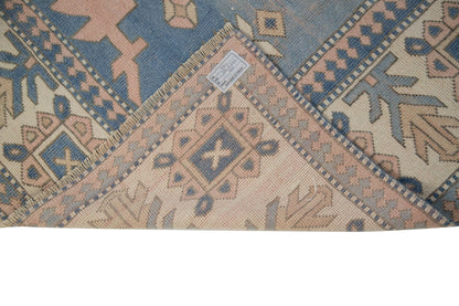7x10 Neutral Turkish rug, Vintage rug 7x10, Oushak rug 7x10, Geometric Area Handmade rug, Carpet rug, Anatolia rug, Living room rug,5900