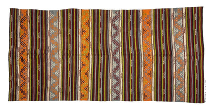 Kilim rug old, Vintage Kilim Rug, Kilim rug, Turkish Kilim rug 7x10, Country decor, Living room, One-of-a-kind, Kilim rug Area, Etsy rug,518