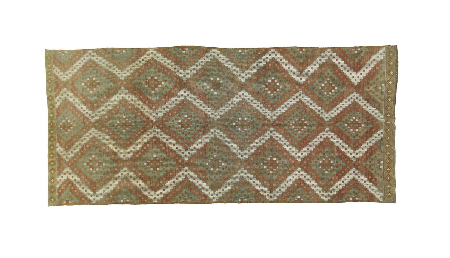 Embroidery Wool Ethnic Kilim rug 6x12 ,Anatolia Handmade Turkish Kilim rug, One of a kind Vintage Area Kilim rug, 8130