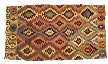 Kilim rug Traditional, 5x8 Kilim rug,Handmade rug,Eclectic decor,Fine rug,Etsy rug,Old Kilim rug,Turkish Vintage Kilim rug,413