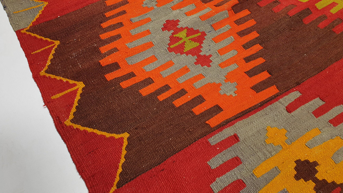 6x9 Kilim Rug Boho, Turkish Vintage rug Kilim ,One of a kind rug, Living room rug, Royal KİLİM RUG, Anatolia rug,  541
