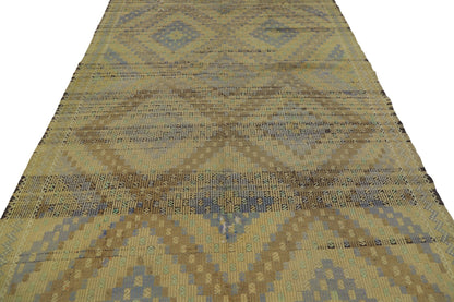 Turkish Kilim rug 6x11, Vintage Kilim Rug, Handmade rug, Area rug, Terracotta rug, Faded rug, Unique rug, One of a kind rug, 8127