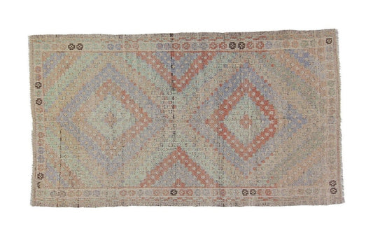 Turkish rug, Kilim rug 6x9 , Vintage rug, Area rug, Faded rug, Pastel rug, Floor rug, Unique rug, Vintage Kilim, Turkish Kilim, 8181