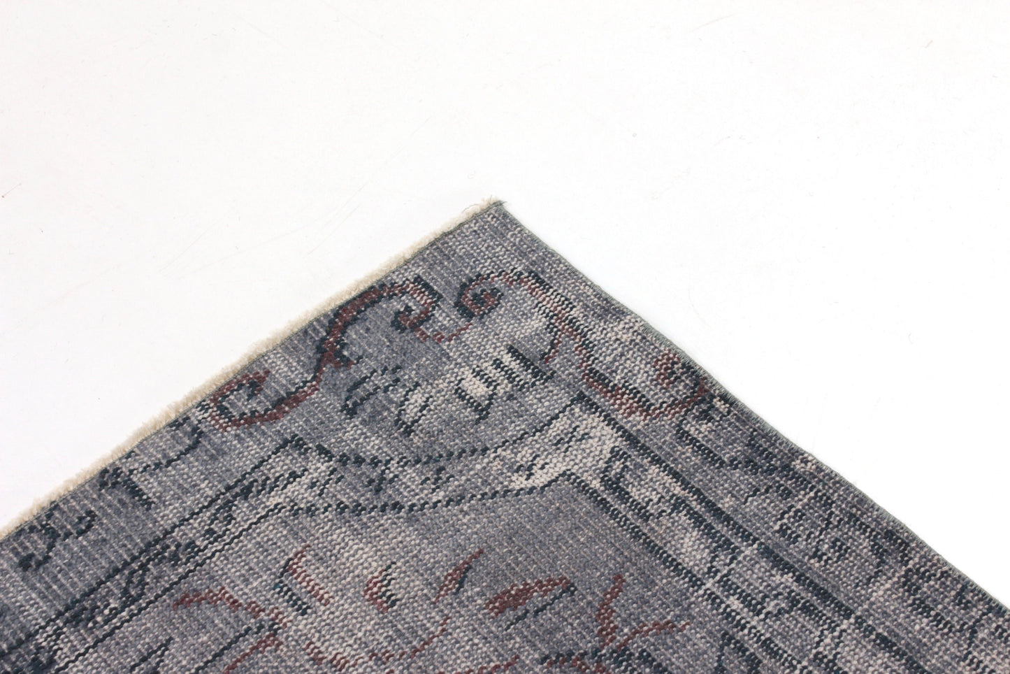 Rug,5x8 Turkish Vintage Area Rug, Gray Carpet Rug, Handmade Rug, Southwestern Oushak Rug, Living Room, 3328