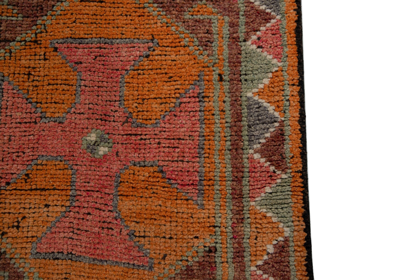 3x12 Turkish Vintage Oushak Carpet Hallway Kitchen Floor Runner Rug, 7782