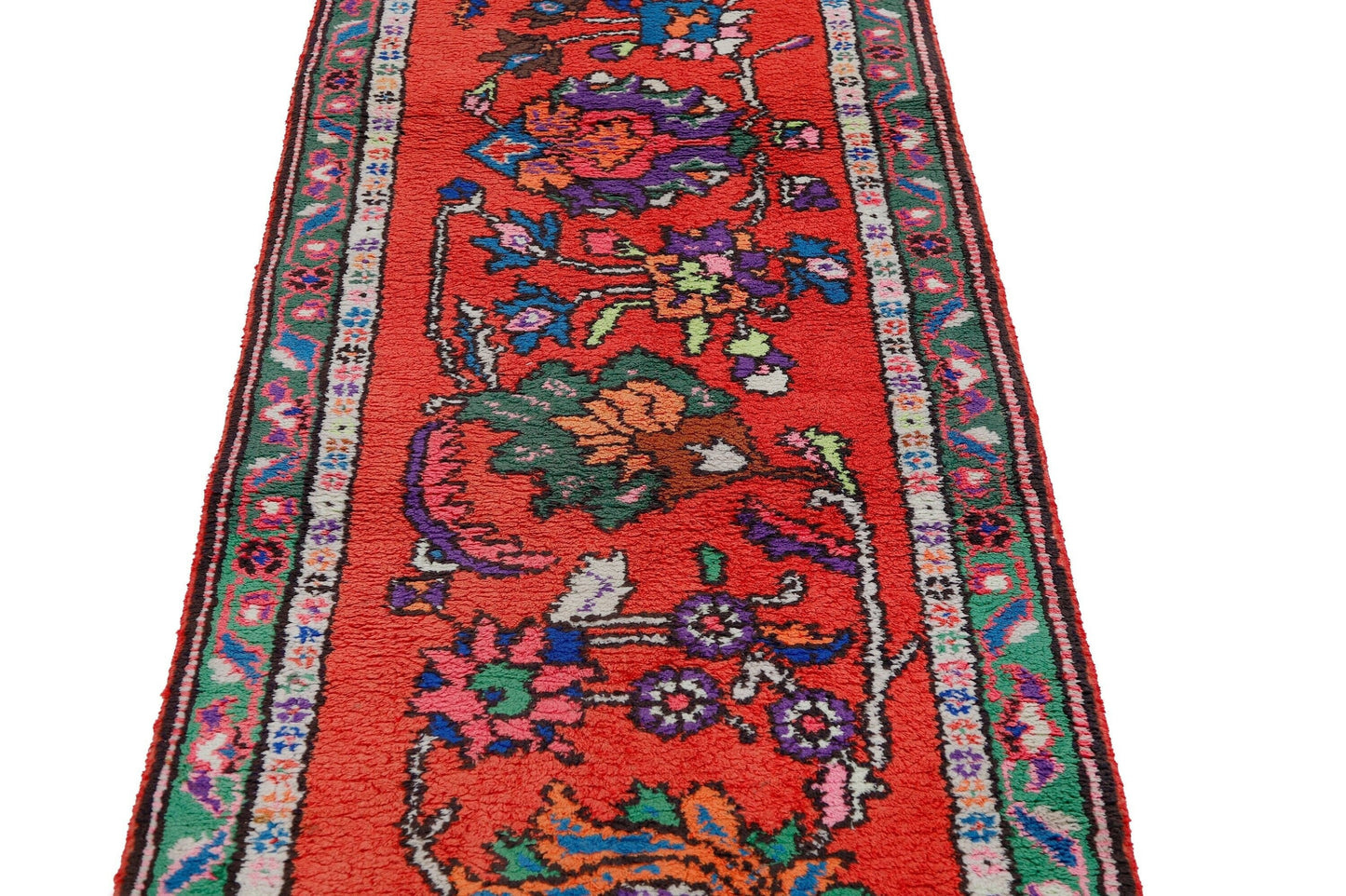 Unique Runner rug, Long Floor Runner Rug, Carpet runner, Turkish runner, Vintage runner, Oushak runner ,Anatolia Runner Rug, 3x13 Rug,7229