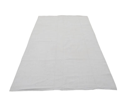 Handmade Area Kilim Rug, Turkish Unique Kilim Rug, Vintage Flat Weave Kilim Rug, Neutral Rug, White Rug, Kid Room Rug, Kilim Rug 5x9, 12997