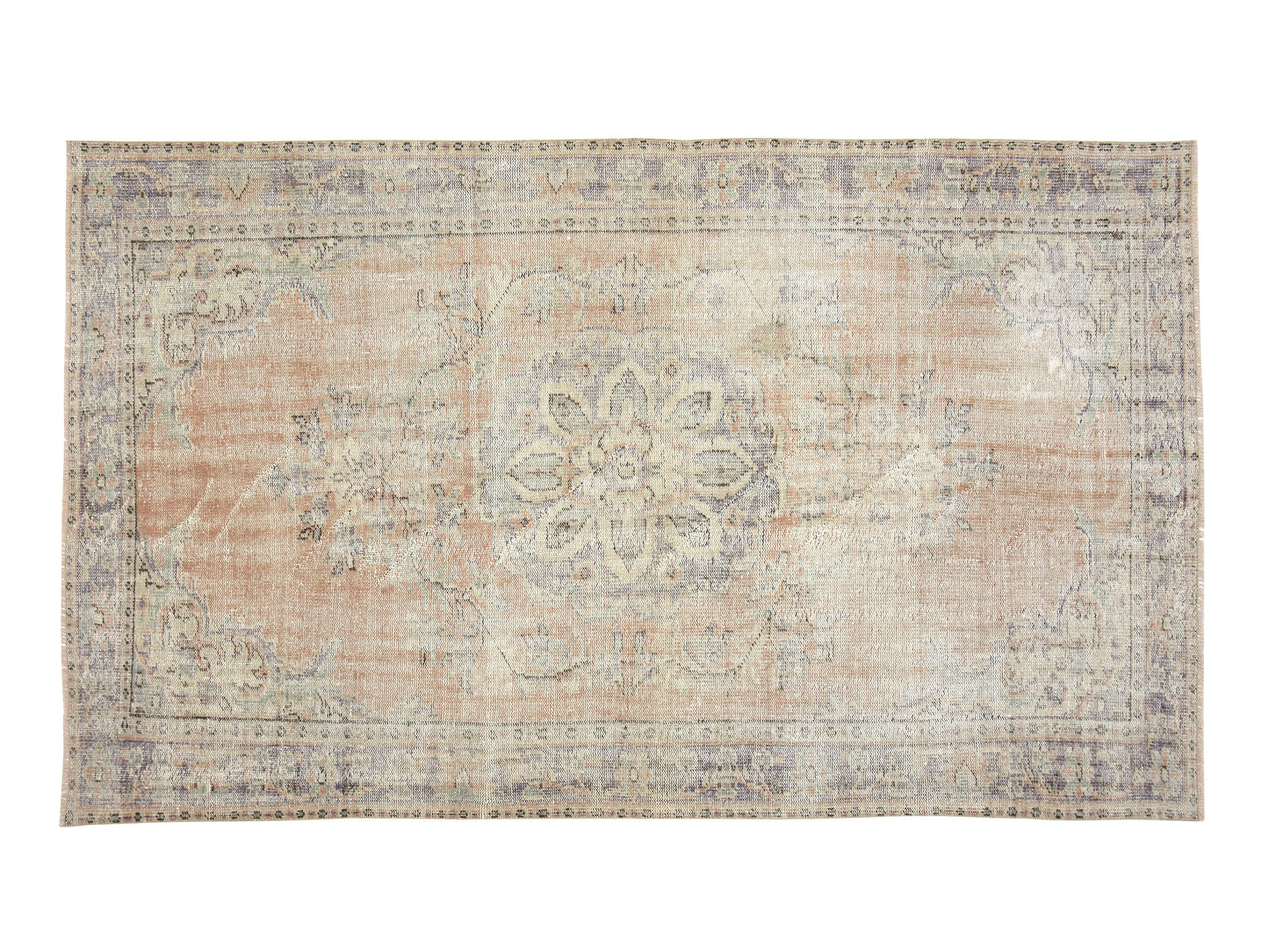 Bedroom Rug, Turkish Rug, Oushak Rug, Handmade Rug, Vintage Rug, Area Rug, Neutral Rug, Turkey Rug, Anatolia Rug, Carpet Rug, Rug 6x9, 12040