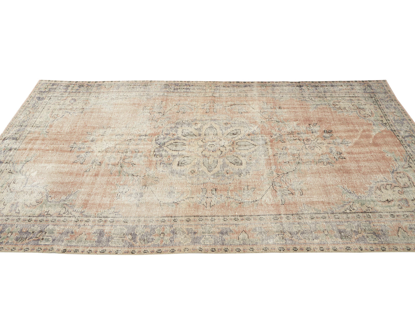 Bedroom Rug, Turkish Rug, Oushak Rug, Handmade Rug, Vintage Rug, Area Rug, Neutral Rug, Turkey Rug, Anatolia Rug, Carpet Rug, Rug 6x9, 12040