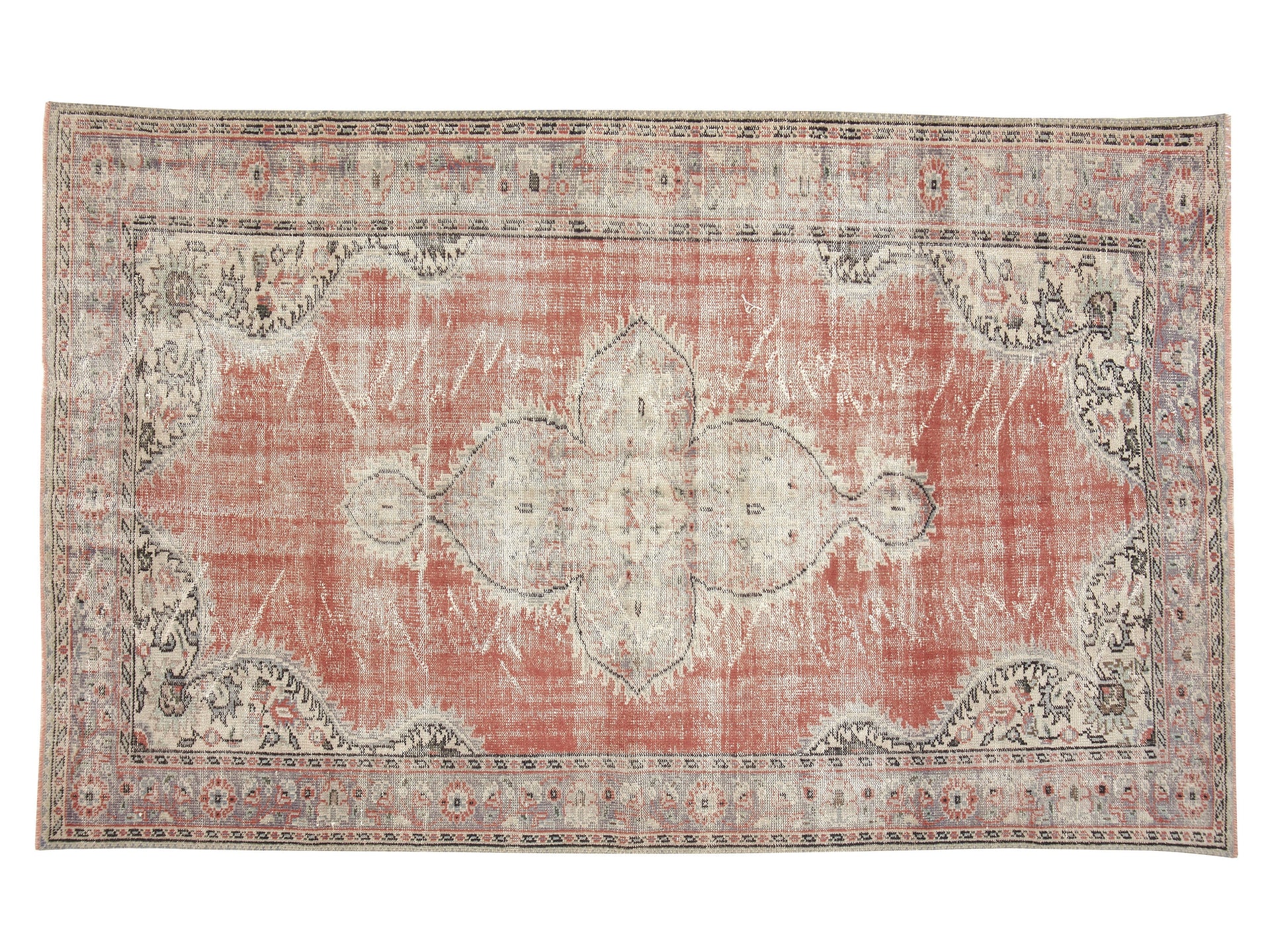 Turkey Rug, Rug 6x9, Vintage Rug, Oushak Rug, Area Rug, Turkish